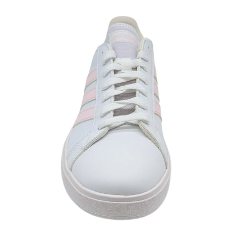 Tenis Adidas Grand Court Base 2.0 Blanco Rosa GW9260 Para Mujer