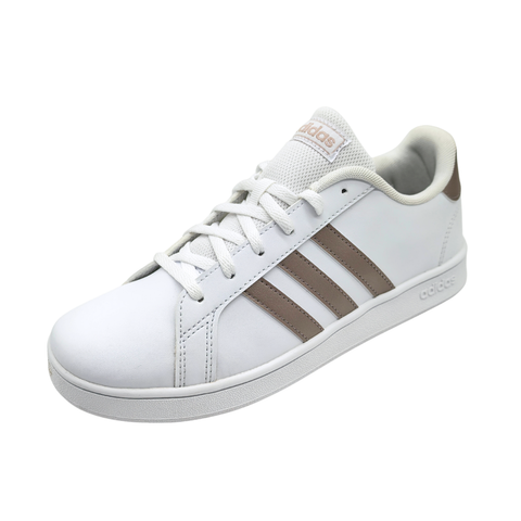 Tenis Adidas Grand Court K Blanco Oro EF0101 para Dama