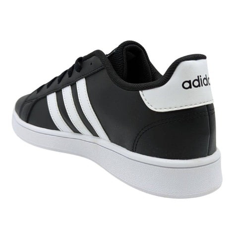 Tenis Adidas Grand Court K Negro-Blanco EF0102 Juvenil