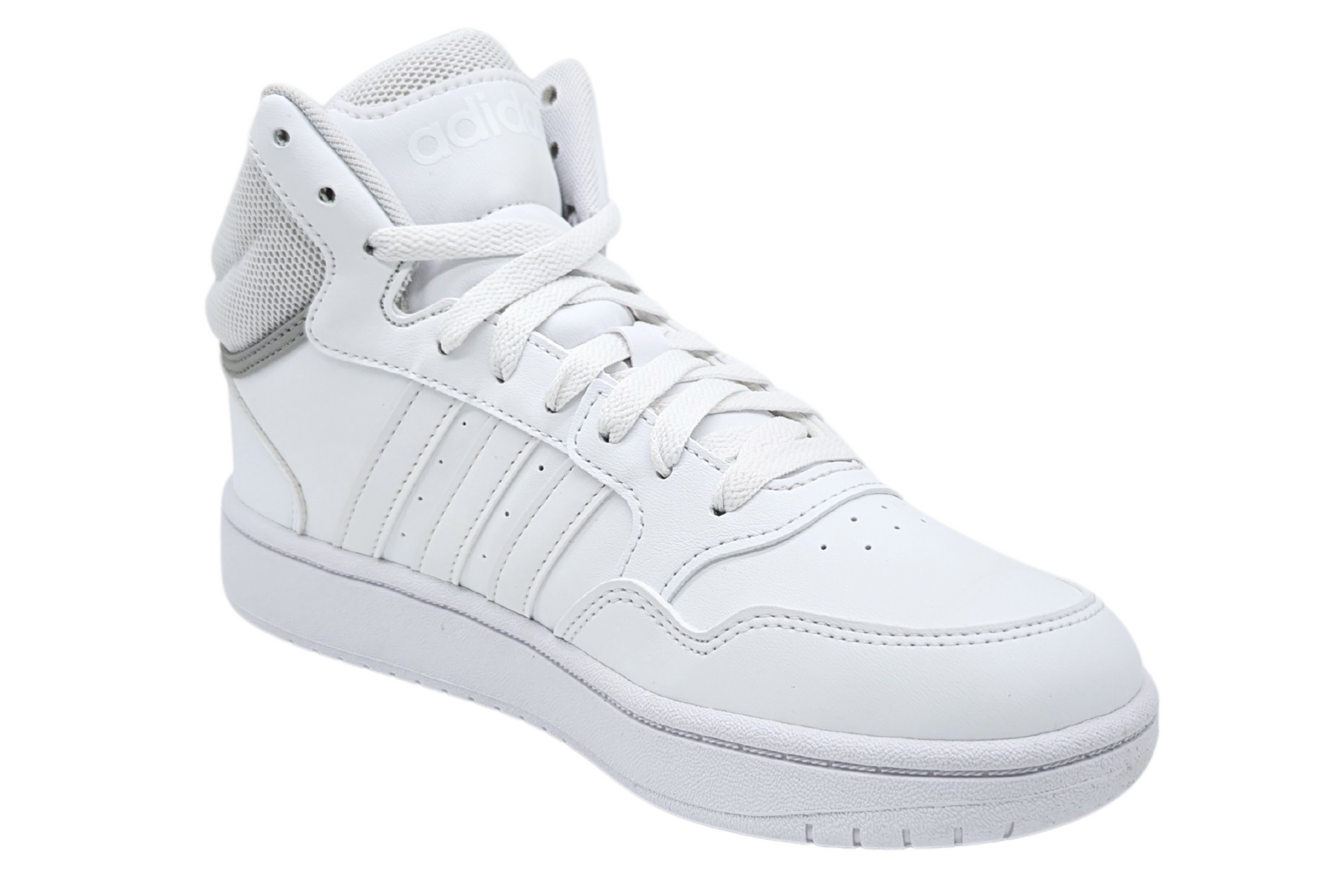 Tenis Adidas Hoops 3.0 Mid K Basketball Blancos GW0401 Juvenil Tenis Sport MX