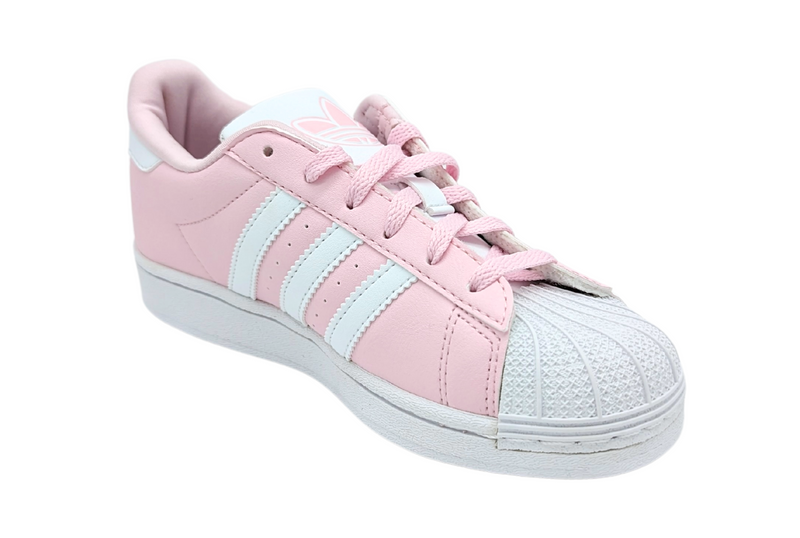 Adidas superstar top franjas rosas
