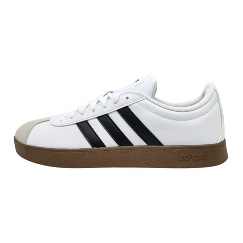 Tenis Adidas VL Court Base Blanco Negro Goma ID3711 Hombre