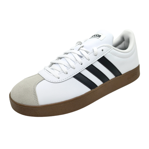 Tenis Adidas VL Court Base Blanco Negro Goma ID3711 Hombre