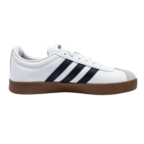 Tenis Adidas VL Court Base Blanco Negro Goma ID3711 Hombre