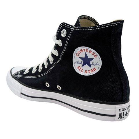 Tenis Converse Chuck Taylor All Star Negros en Bota de Lona Unisex