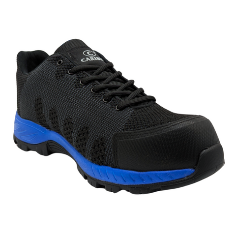 Tenis De Seguridad Caribu 325 Casco Pp Negro/azul-hombre
