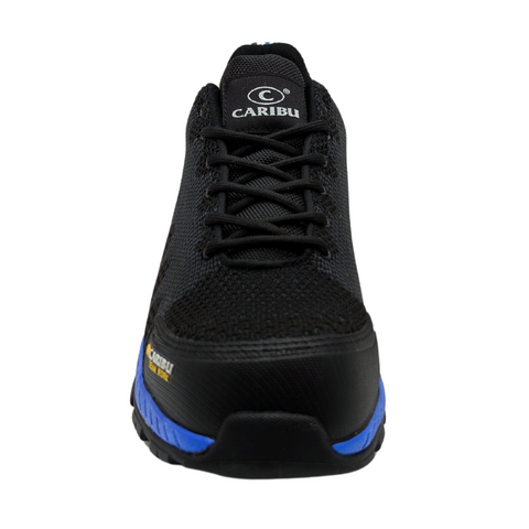 Tenis De Seguridad Caribu 325 Casco Pp Negro/azul-hombre