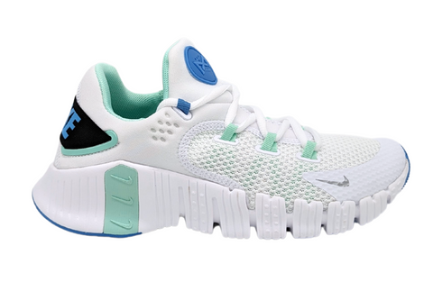 Tenis Free Metcon 4 Blanco-Turquesa CZ0596 100 Para Mujer