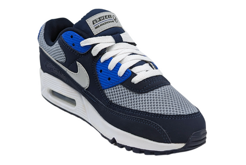 Tenis Nike Air Max 90 SE Azul Gris FD0374 410 Para Hombre Tenis Sport MX