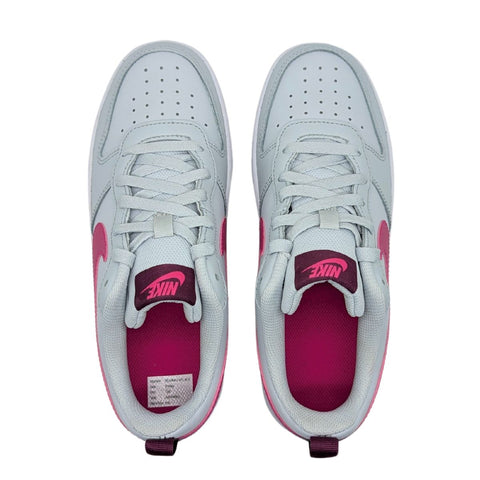 Tenis Nike Court Borough Low 2 Plata Rosa BQ5448 015 Para Mujer