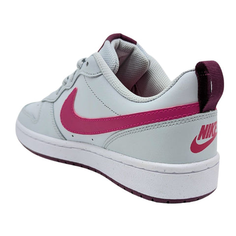 Tenis Nike Court Borough Low 2 Plata Rosa BQ5448 015 Para Mujer