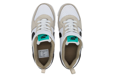 Tenis Nike Court Borough Low PSV  Blanco-Café DZ2785 101 Para Niño