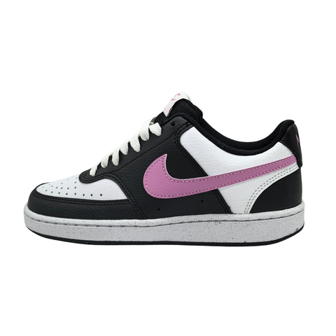 Tenis Nike Court Vision Low Next Nature Blanco Negro Rosa DH3158 013 Dama