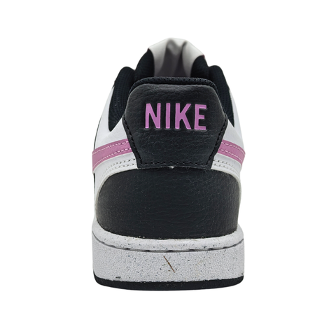 Tenis Nike Court Vision Low Next Nature Blanco Negro Rosa DH3158 013 Dama