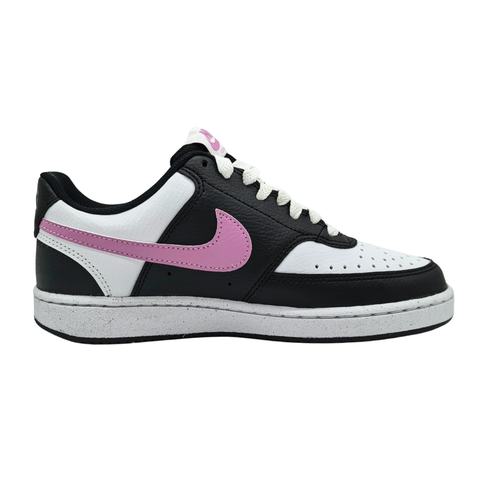 Tenis Nike Court Vision Low Next Nature Blanco Negro Rosa DH3158 013 Dama