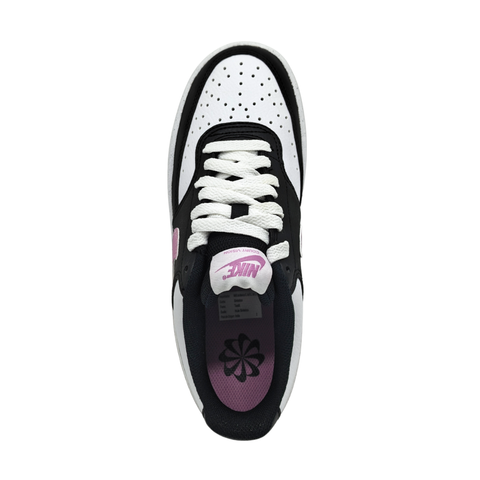 Tenis Nike Court Vision Low Next Nature Blanco Negro Rosa DH3158 013 Dama
