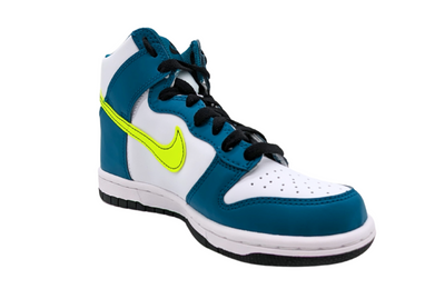 Tenis Nike Dunk High GS Blanco-Verde Juvenil DB2179 109