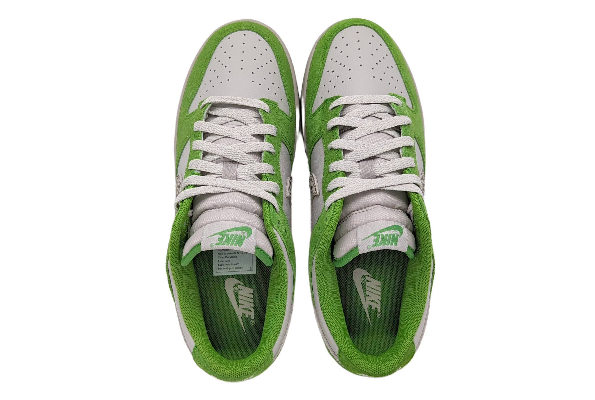 Tenis Nike Dunk Low AS Piel Verde Gris para Hombre DR 0156 300