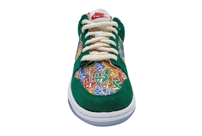 Tenis Nike Dunk Low GS Blanco-Verde Juvenil DZ5299 300