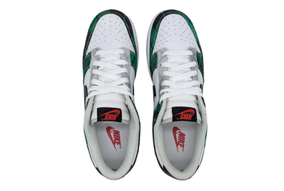 Tenis Nike Dunk Low Retro Blanco-Tela Cuadrada DV0827 100 Para Hombre