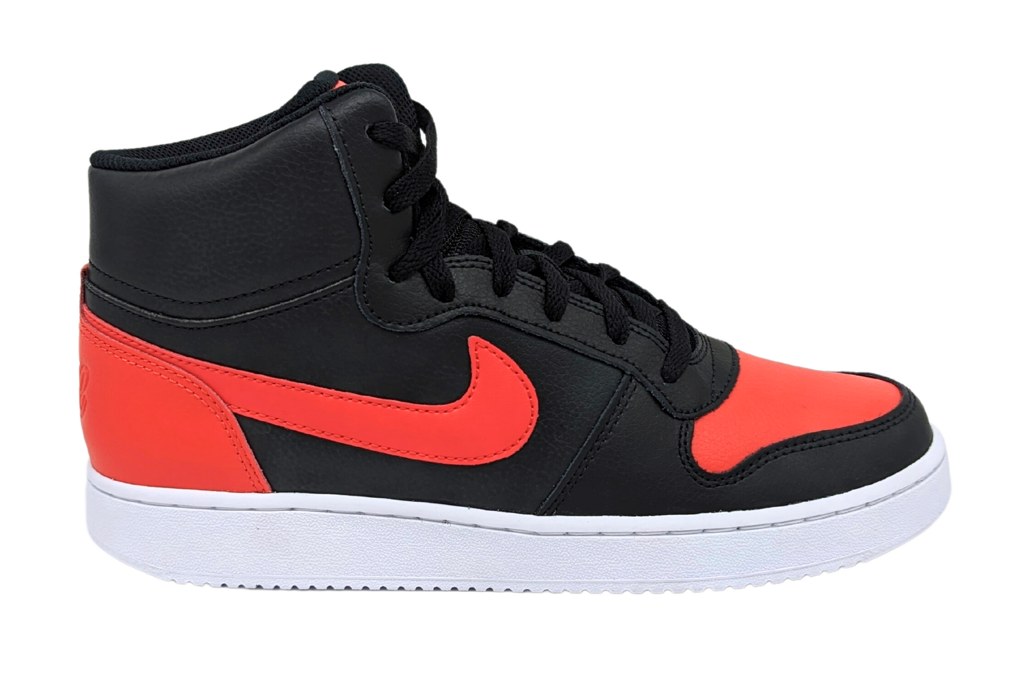 Tenis nike de bota rojos con negro new arrivals