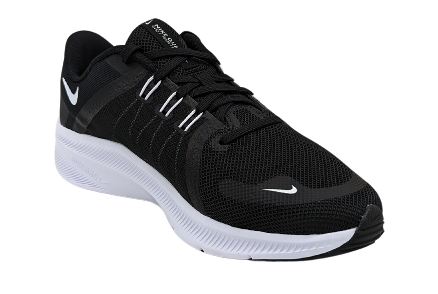 Tenis Nike Quest 4 Running Negro-Blanco DA1106-006 Para Mujer