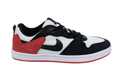Tenis Nike SB Alleyoop Para Hombre CJ0882 102 Blanco-Negro-Rojo