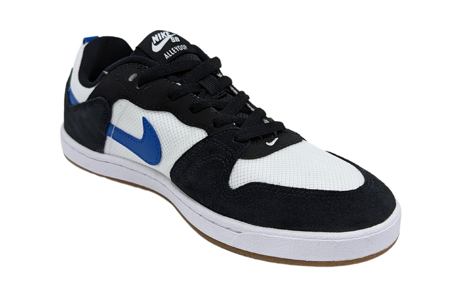 Tenis Nike SB Alleyoop Para Hombre CJ0882 104 Blanco-Negro-Azul