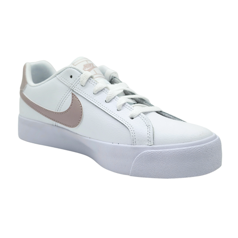 Tenis Nike Wmns Court Royale Ac Blanco Rosa Piel AO2810 103 Para Mujer