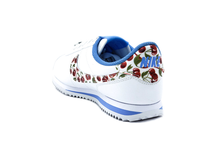 Tenis Nike Cortez Basic SL SE CJ2421400 Blanco/Azul-Mujer