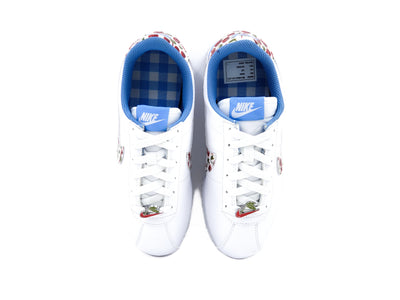 Tenis Nike Cortez Basic SL SE CJ2421400 Blanco/Azul-Mujer