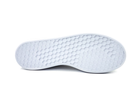 Tenis Adidas Advantage K FY8875 Blanco/Leopardo Mujer