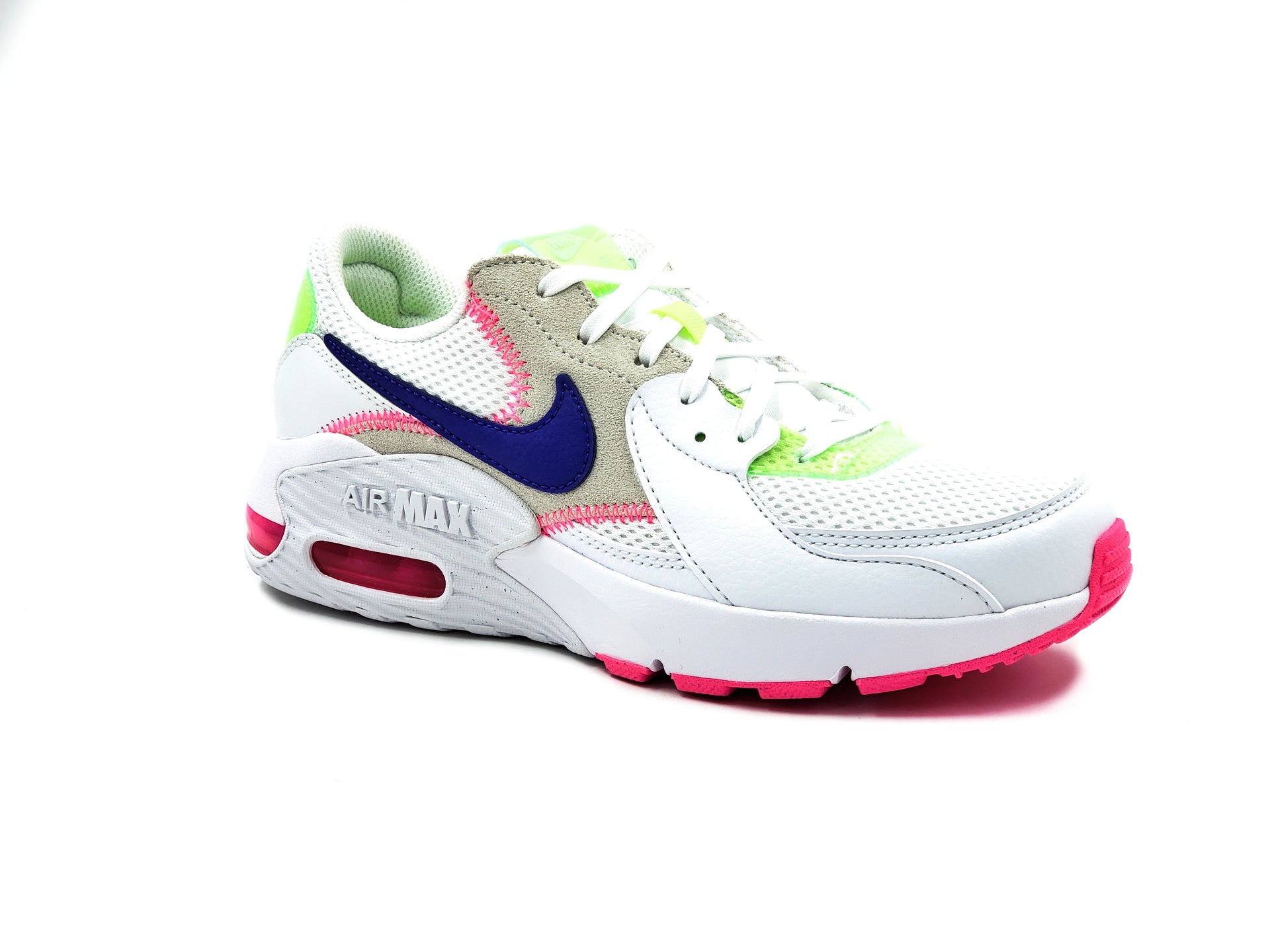 Tenis Nike Air Max Excee AMD DD2955100 Blanco/Verde-Mujer – Tenis