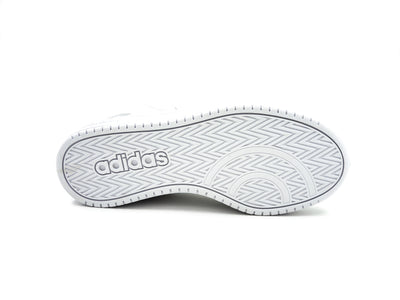 Tenis Adidas Hoops 2.0 Mid Bota FY6023 Blanco-Mujer