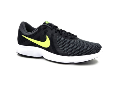 Tenis Nike Revolution 4 908988007 Negro/Verde-Hombre