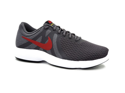 Tenis Nike Revolution 4 908988017 Gris/Tinto Hombre