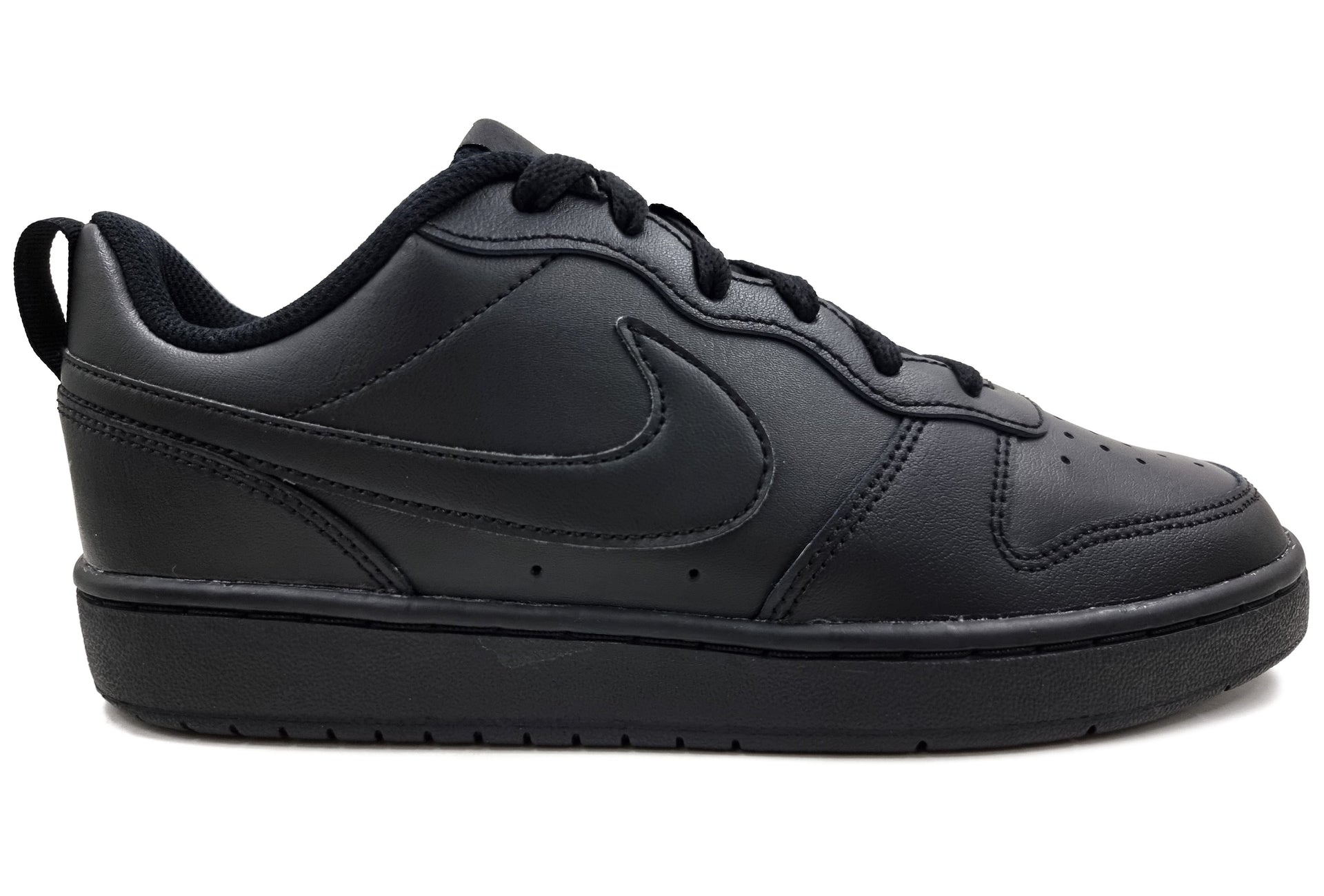 Tenis Nike Court Borough Low BQ5448001 Negro/Negro Juvenil