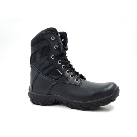 Bota Piel Caribu 840 Policial Alta Negro-hombre-