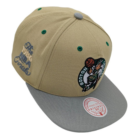 Gorra Mitchell & Ness Nba Celtics F-86 Café Snapback 2023 05