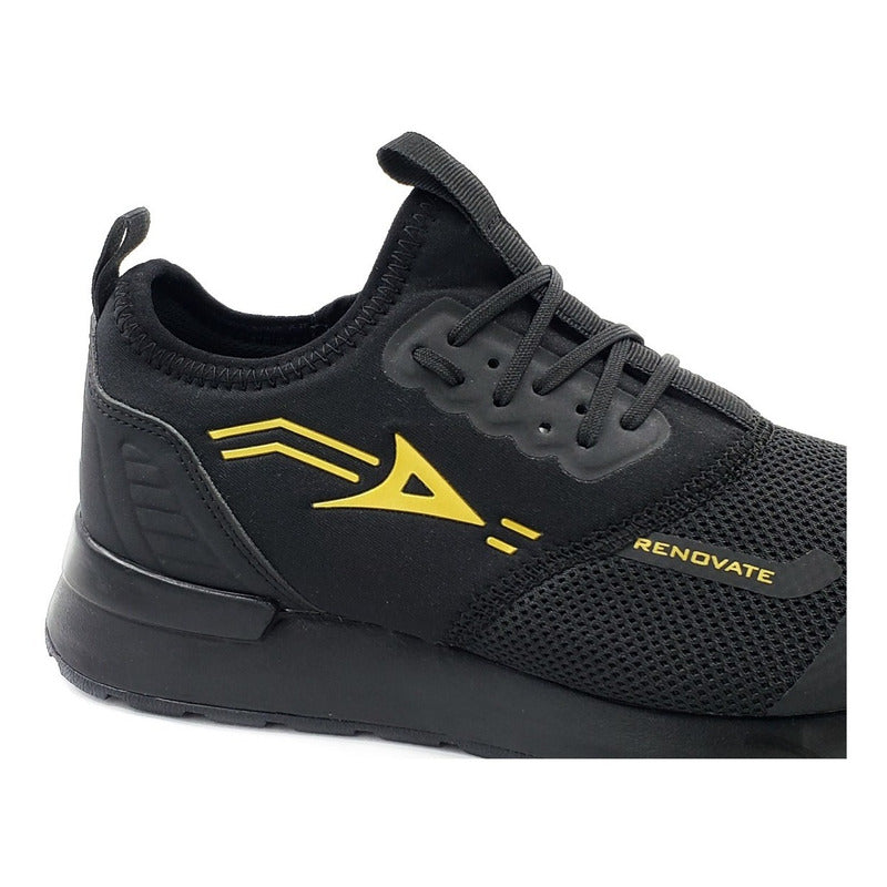 Tenis Pirma 5034 Urbano Negro/oro Unisex