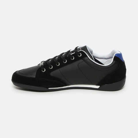 Tenis Tommy Hilfiger Negro Placa Metálica-hombre