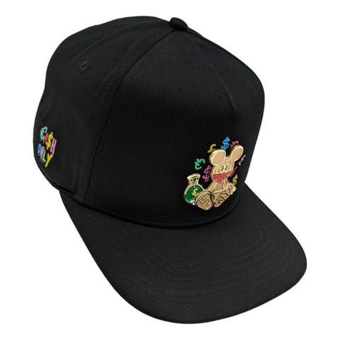 Gorra Cash Only Rich Golden Mouse Negra Snapback 2023 07