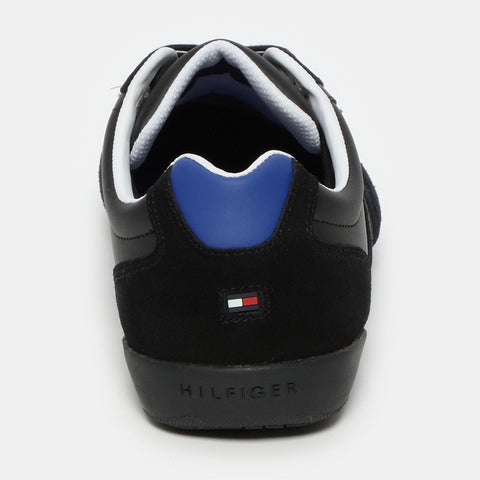 Tenis Tommy Hilfiger Negro Placa Metálica-hombre