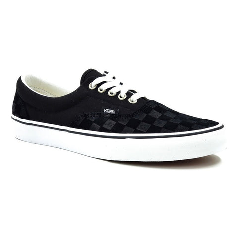 Tenis Vans Era Vn0a4u39wyu Negro/gris De Cuadros-juvenil