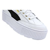 Tenis Mujer Puma Karmen-mid 38585703 Piel Vacuno White-black