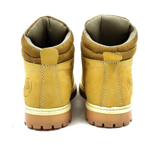 Bota De Trabajo Industrial Pma 135 Nobuck/miel-mujer