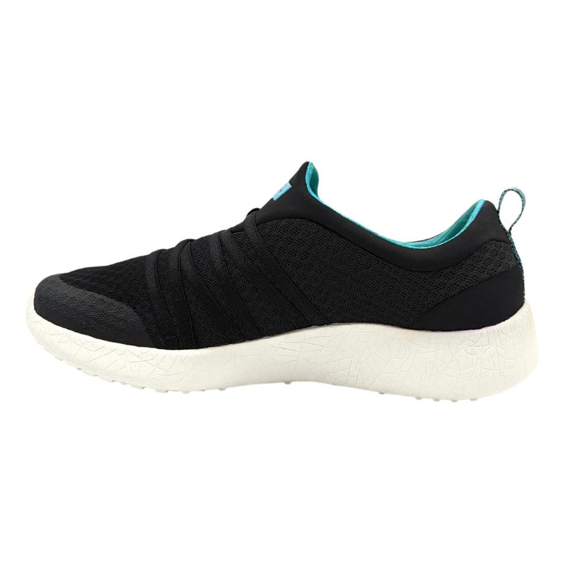 Tenis Skechers Burst Very Daring Negro-blanco Mujer 12735