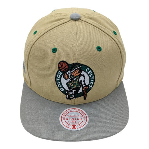 Gorra Mitchell & Ness Nba Celtics F-86 Café Snapback 2023 05