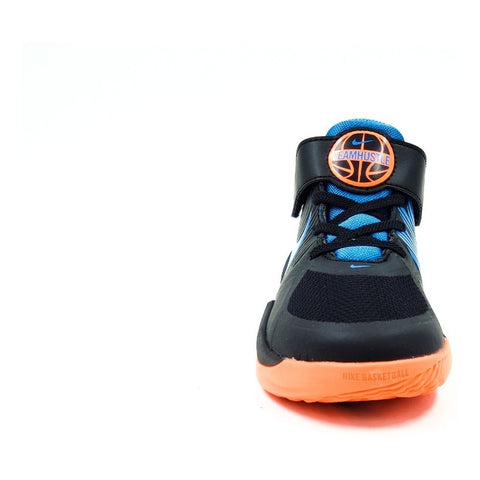 Tenis Nike Team Hustle D 9 Aq4226006 Negro/azul/naranja Niño