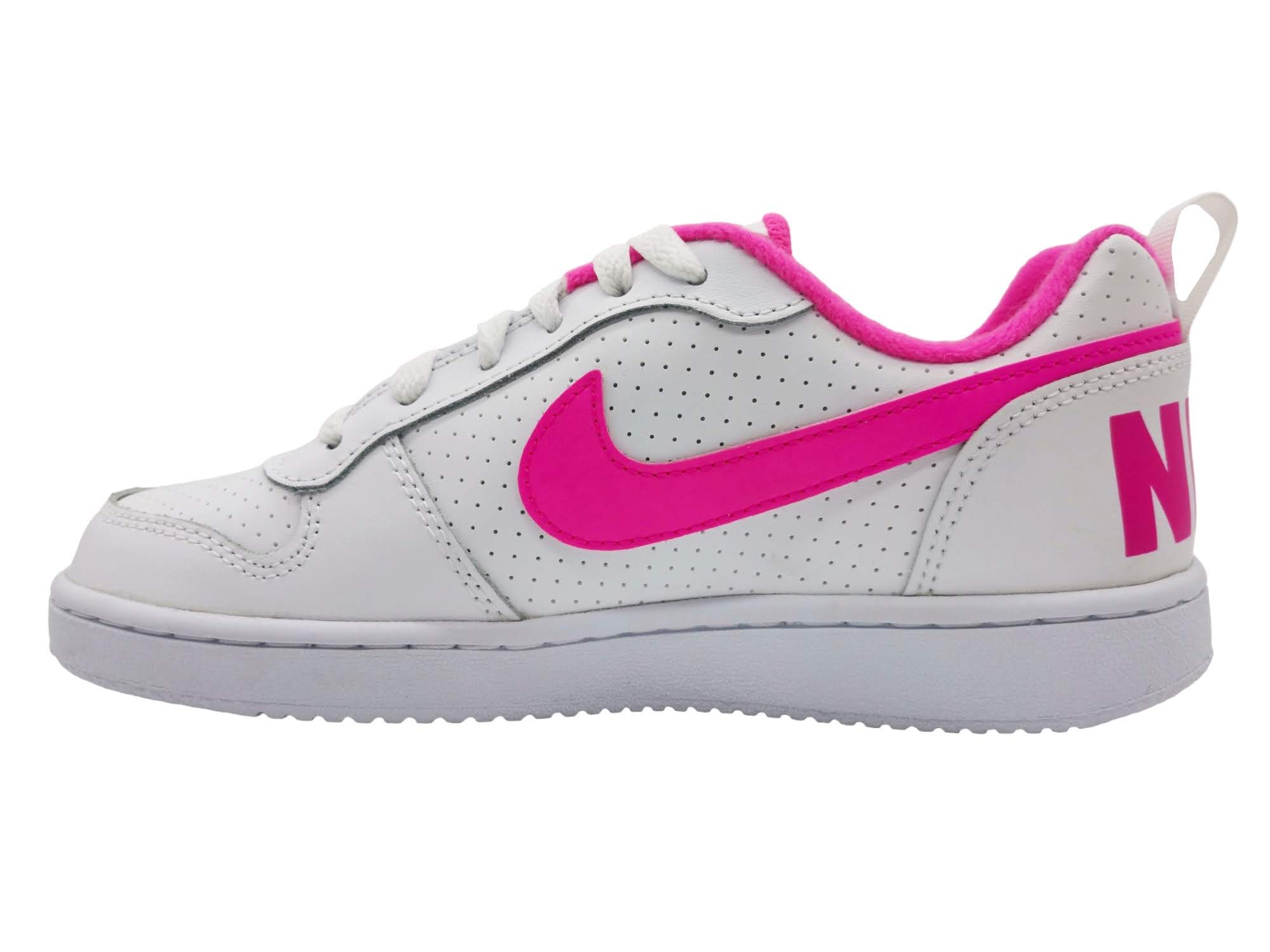 Nike Court Boroug Low GS Para Mujer Blanco-Rosa 845104 100 - Tenis Sport MX